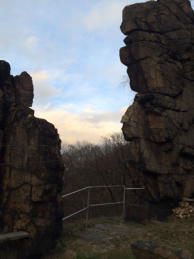 Bodetor oberhalb des Waldkaters im Bodetal